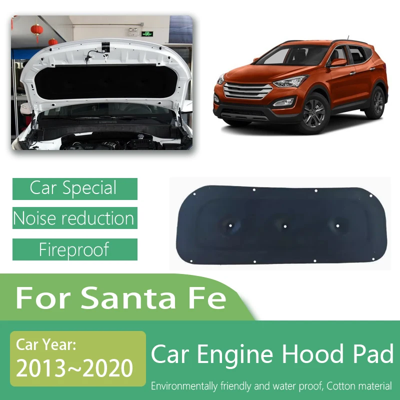 Car Sound Insulation Rug For Hyundai Santa Fe Sport Maxcruz DM NC 2013~2020 Sound Hood Engine Insulation Cotton Mats Accessories
Car Sound Insulation Rug For Hyundai Santa Fe Sport Maxcruz DM NC 2013~2020 Sound Hood Engine Insulation Cotton Mats Accessories