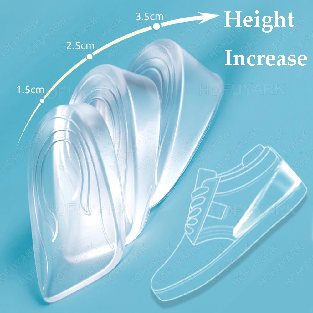 Silicone Gel Height Increase Insoles for Man Woman Heel Lift Inserts Invisible Taller Shoe Insoles Height Foot Pads for Shoes
Silicone Gel Height Increase Insoles for Man Woman Heel Lift Inserts Invisible Taller Shoe Insoles Height Foot Pads for Shoes