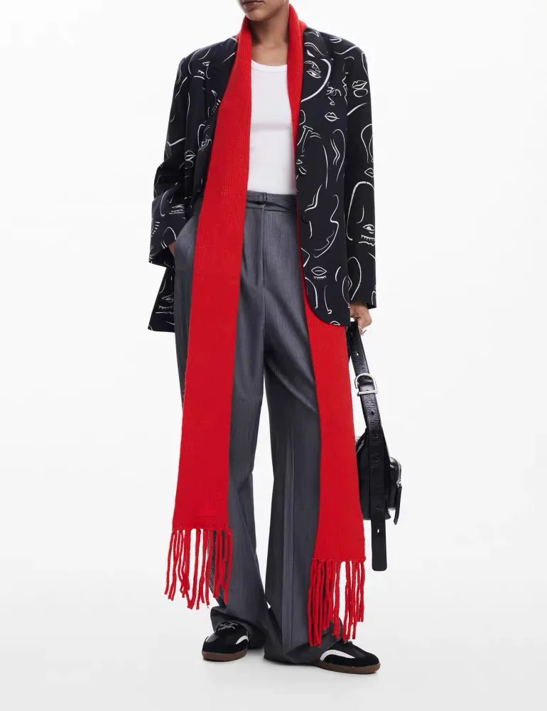 European, American, and Spanish original single color blocked patchwork suit jacket loose 2026 new product
European, American, and Spanish original single color blocked patchwork suit jacket loose 2026 new product