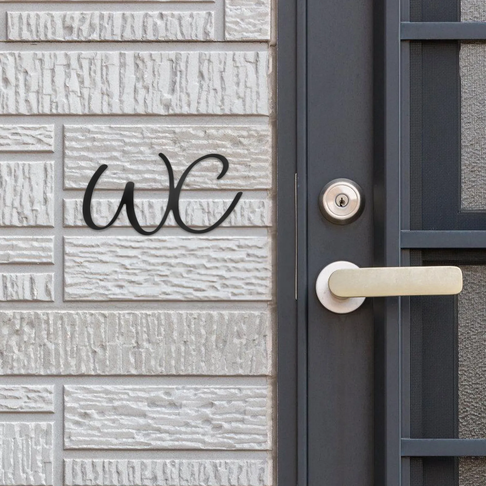 Bathroom Sign Toilet Door Iron Material Self-Adhesive Easy Install Visible Restroom Sign for Office Home Use Bathroom Door Signs
Bathroom Sign Toilet Door Iron Material Self-Adhesive Easy Install Visible Restroom Sign for Office Home Use Bathroom Door Signs