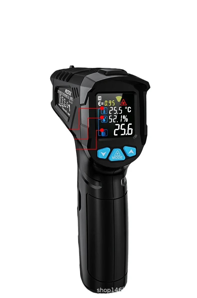 IR02C Infrared Thermometer Industrial Temperature and Humidity Measurement Water Oil Temperature Air Conditioning Thermometer
IR02C Infrared Thermometer Industrial Temperature and Humidity Measurement Water Oil Temperature Air Conditioning Thermometer