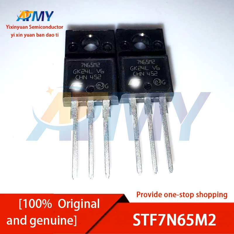 STF7N65M2 STF9N65M2 STF24NF12 STF11NM80 STF12N120K5 TO-220-3 MOSFET N-channel transistor
STF7N65M2 STF9N65M2 STF24NF12 STF11NM80 STF12N120K5 TO-220-3 MOSFET N-channel transistor