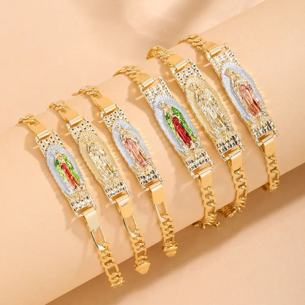 Ruixi Fashion Hot Sale New Religious Host Virgin Mary Personality Children's Small Bracelet Suitable for Party Birthday Gifts
Ruixi Fashion Hot Sale New Religious Host Virgin Mary Personality Children's Small Bracelet Suitable for Party Birthday Gifts