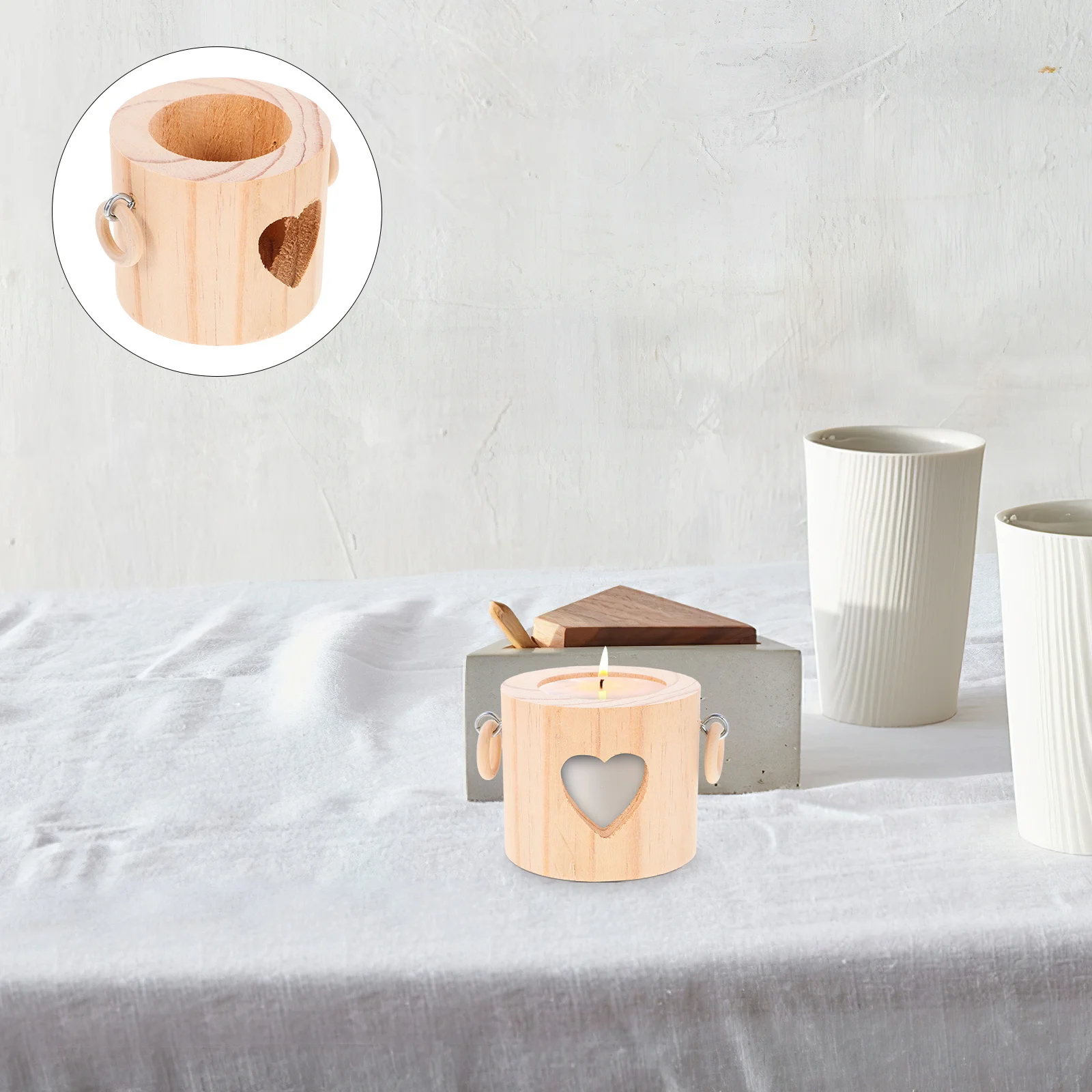 Heart Shaped Wooden Holder Creative Design Romantic Home Decor Stable Wood Material Multi Functional Use Christmas Dinner
Heart Shaped Wooden Holder Creative Design Romantic Home Decor Stable Wood Material Multi Functional Use Christmas Dinner