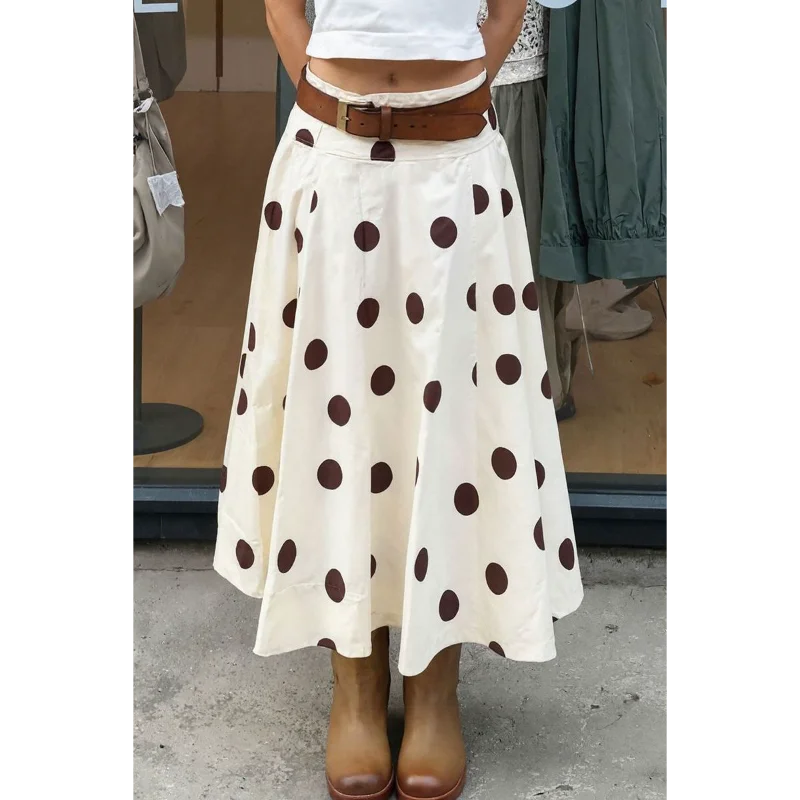 Fashionable Girl Polka Dot Print Skirt Loose and Slimming Hot Girl A Line
Fashionable Girl Polka Dot Print Skirt Loose and Slimming Hot Girl A Line