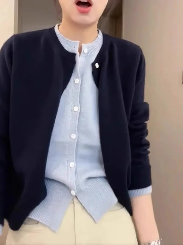 Faionable Long Sve Knitted Open Cardigan Slimming Versatile Commute High Contrast Color Women's Premium Quali Knitwear
Faionable Long Sve Knitted Open Cardigan Slimming Versatile Commute High Contrast Color Women's Premium Quali Knitwear