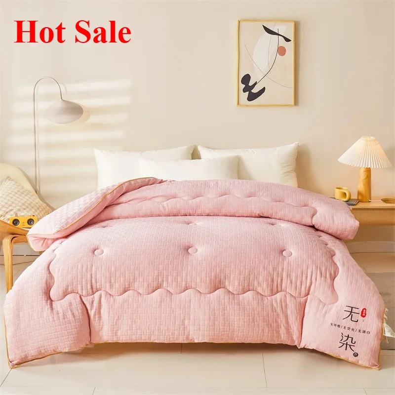 2025 silk quilt, super soft quilt, spring, autumn and winter quilt, available in all seasons, dye-free knitted cotton fabric
2025 silk quilt, super soft quilt, spring, autumn and winter quilt, available in all seasons, dye-free knitted cotton fabric