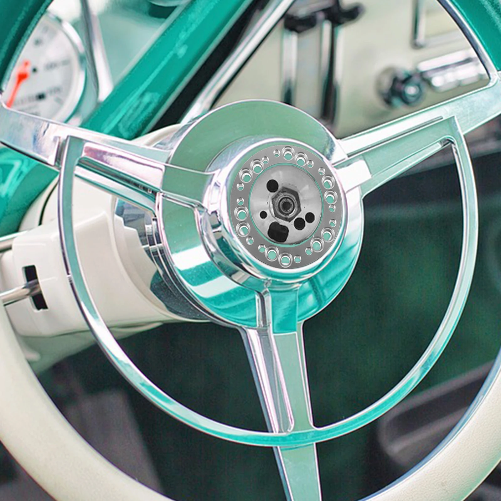 Steering Universal Aluminum Racing Steering Wheel Adapter Car Wheel Riser Metal Plate Modified Silver Accessories
Steering Universal Aluminum Racing Steering Wheel Adapter Car Wheel Riser Metal Plate Modified Silver Accessories