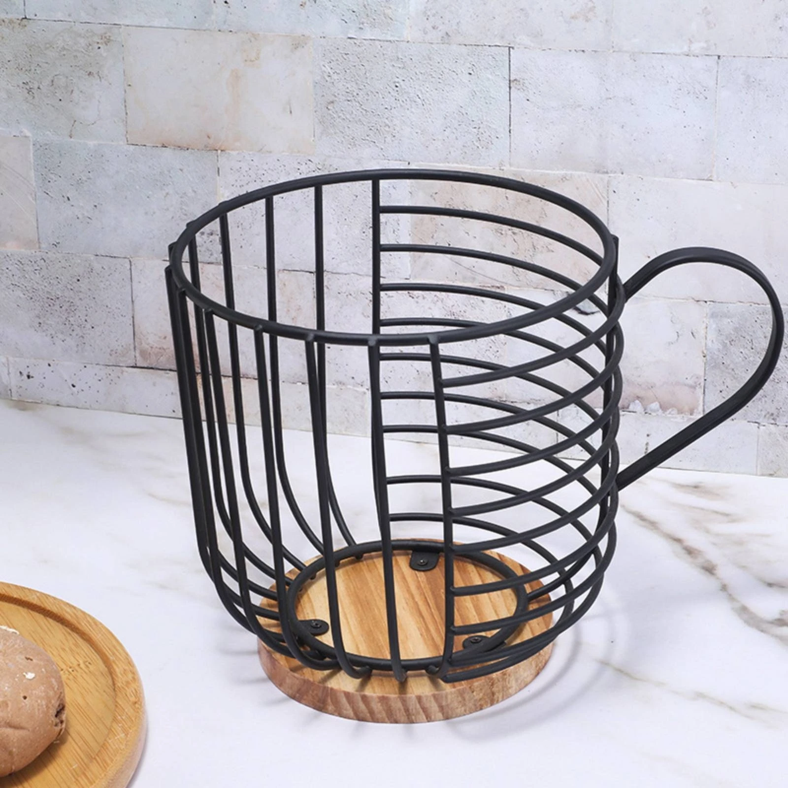 Wire Storage Basket Curved Handle Wire Organizer Basket Long-Lasting Breathable
Wire Storage Basket Curved Handle Wire Organizer Basket Long-Lasting Breathable