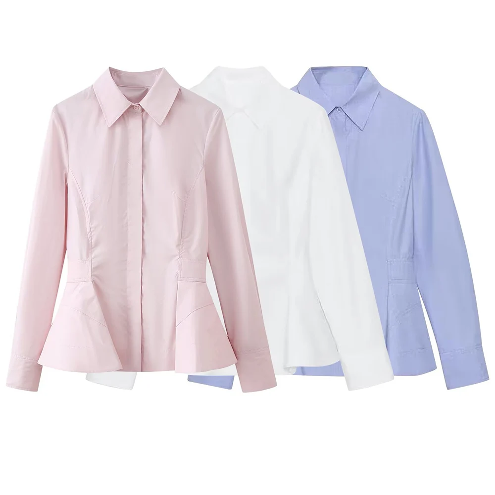 WOMAN 2026 Summer New Fashion Single-breasted Blouses Retro Lapel Long Sleeve All-match Casual Female Shirts Blusas Chic Tops
WOMAN 2026 Summer New Fashion Single-breasted Blouses Retro Lapel Long Sleeve All-match Casual Female Shirts Blusas Chic Tops