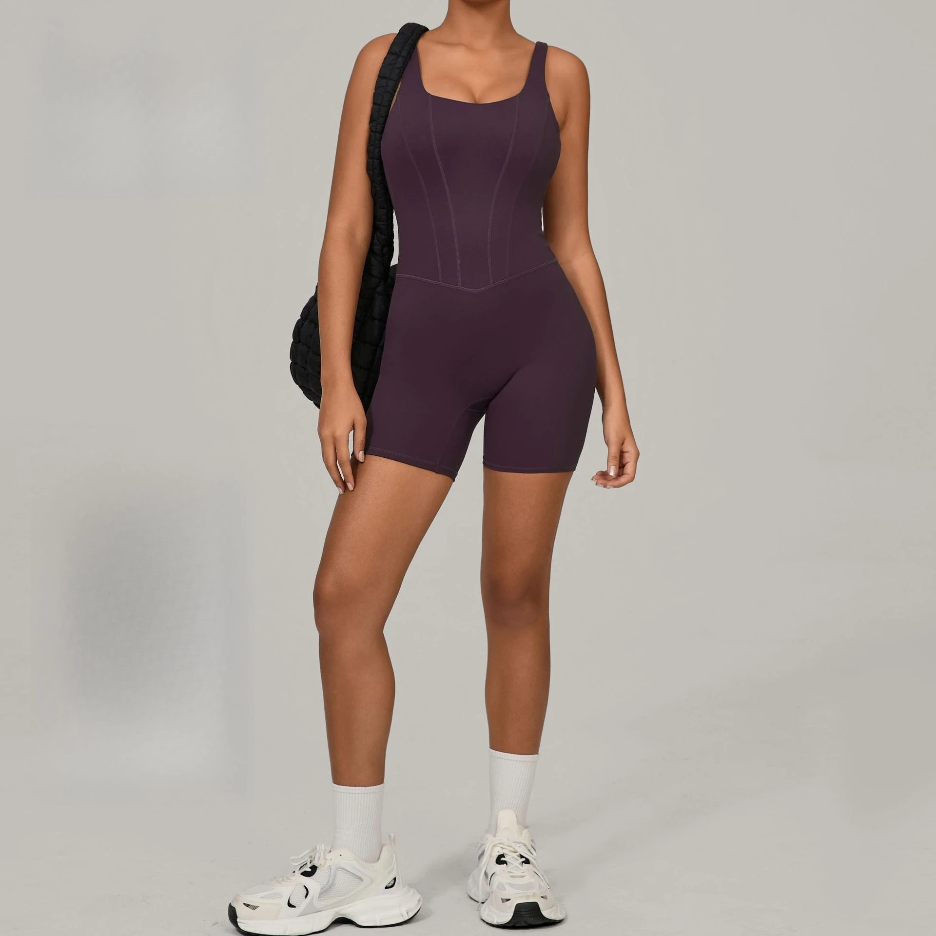 Women's Jumpsuits and Rompers Sexy Full Bodysuit Fitness Overalls Backless Sportswear Woman Gym Short Jumpsuit Purple Body 2026
Women's Jumpsuits and Rompers Sexy Full Bodysuit Fitness Overalls Backless Sportswear Woman Gym Short Jumpsuit Purple Body 2026