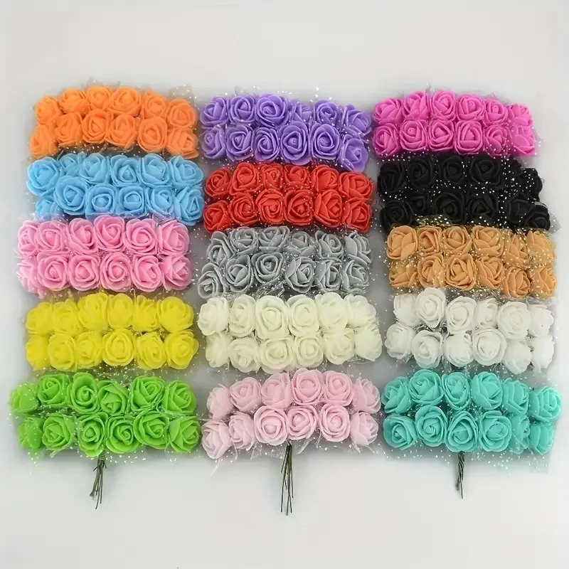 Artificial Gift Flowers PE Foam Rose Flower Heads For Wedding Party Home Decoration DIY Craft Wreath 144 Flowers Per Pack
Artificial Gift Flowers PE Foam Rose Flower Heads For Wedding Party Home Decoration DIY Craft Wreath 144 Flowers Per Pack