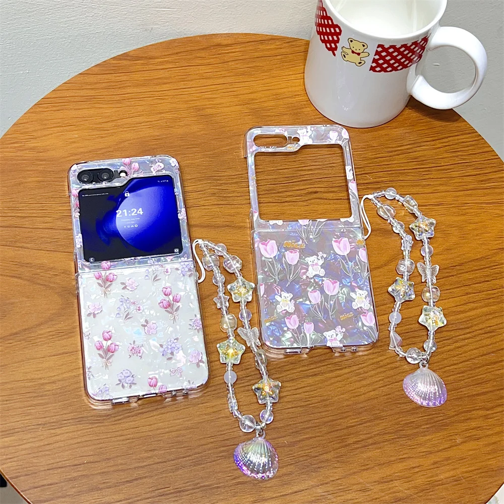 Colorful Tulip Pattern Phone Case For Samsung Galaxy Z Flip 4 5 6 5G Flower Bracelet Protective PC Hard Shell Flip6 Back Cover
Colorful Tulip Pattern Phone Case For Samsung Galaxy Z Flip 4 5 6 5G Flower Bracelet Protective PC Hard Shell Flip6 Back Cover