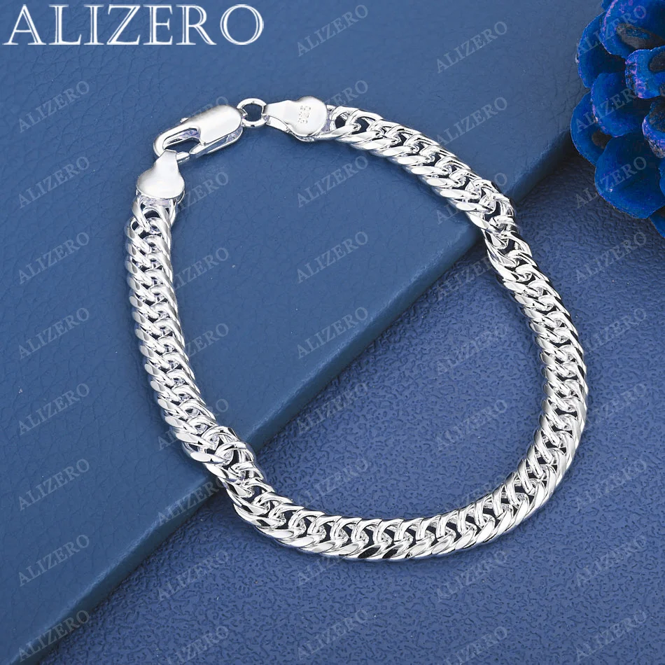 Браслет ALIZERO из стерлингового серебра 925 пробы, 6 мм, с геометрической цепочкой, модные украшения для вечеринок, изысканные ювелирные изделия, подарки
Браслет ALIZERO из стерлингового серебра 925 пробы, 6 мм, с геометрической цепочкой, модные украшения для вечеринок, изысканные ювелирные изделия, подарки