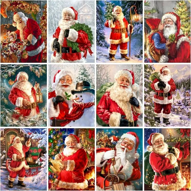 GATYZTORY Pictures By Number Santa Claus Kits Home Decor Diy Painting By Numbers Drawing On Canvas Handpainted Christmas Gift
GATYZTORY Pictures By Number Santa Claus Kits Home Decor Diy Painting By Numbers Drawing On Canvas Handpainted Christmas Gift