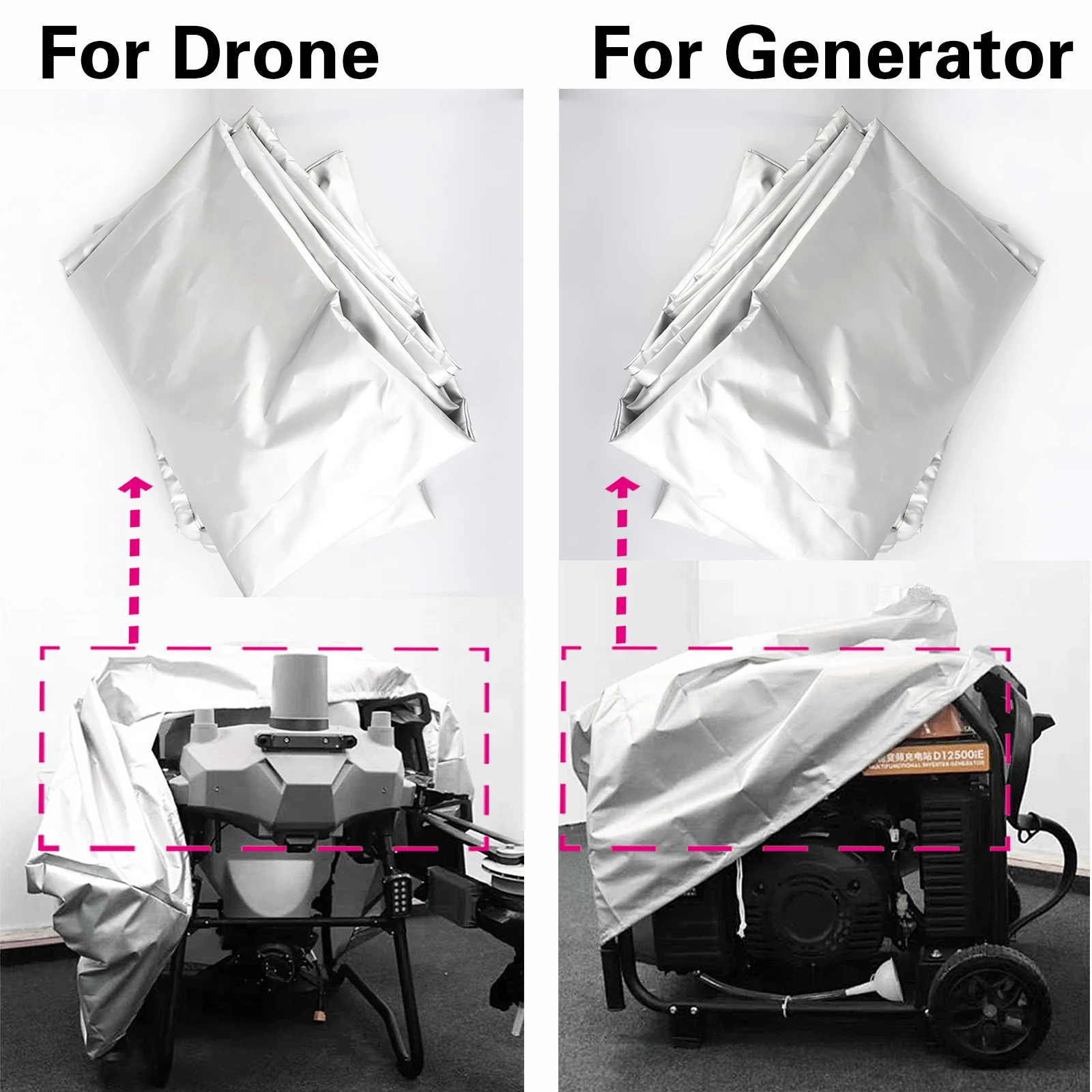 For DJI Agras T30 T40 T50 T60 T70 T70P Generator Rain Cover Dust Sun Protection Cover Agricultural Drone Parts Plant Protection
For DJI Agras T30 T40 T50 T60 T70 T70P Generator Rain Cover Dust Sun Protection Cover Agricultural Drone Parts Plant Protection