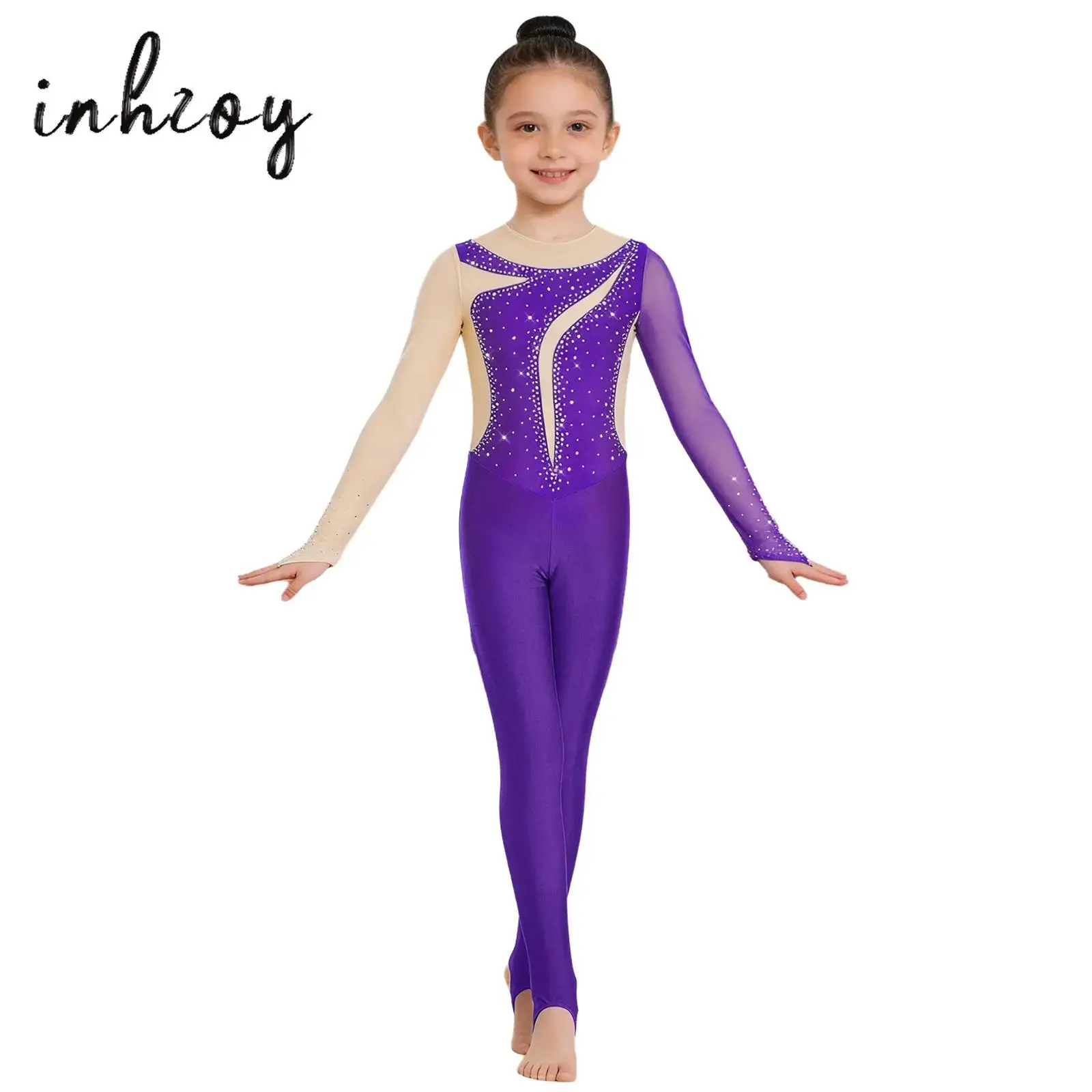 Kids = Color Block One Piece Long Sleeves Full Body Gymnastics Ballet Dance Leotard Jumpsuit Girls Stretchy Unitards Dancewear
Kids = Color Block One Piece Long Sleeves Full Body Gymnastics Ballet Dance Leotard Jumpsuit Girls Stretchy Unitards Dancewear