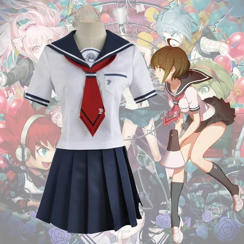 New Danganronpa Anime Cosplay Costume - Absolute Despair Girl Naegi Komaru JK Uniform Women Sailor Suit Skirt Set
New Danganronpa Anime Cosplay Costume - Absolute Despair Girl Naegi Komaru JK Uniform Women Sailor Suit Skirt Set