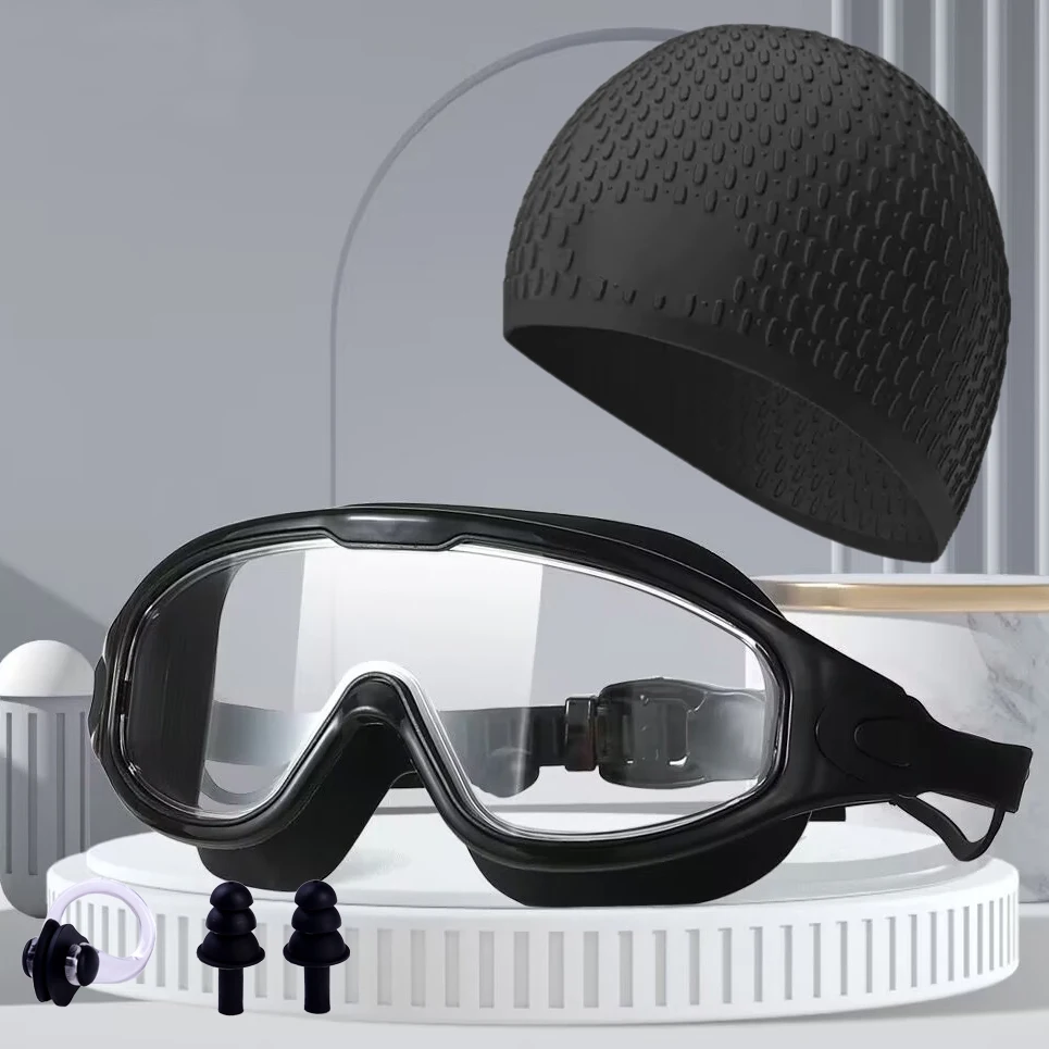Adult Large Frame Swimming Goggles With Earplugs, Male And Female, Professional, High-definition, Anti Fog, Silicone
Adult Large Frame Swimming Goggles With Earplugs, Male And Female, Professional, High-definition, Anti Fog, Silicone