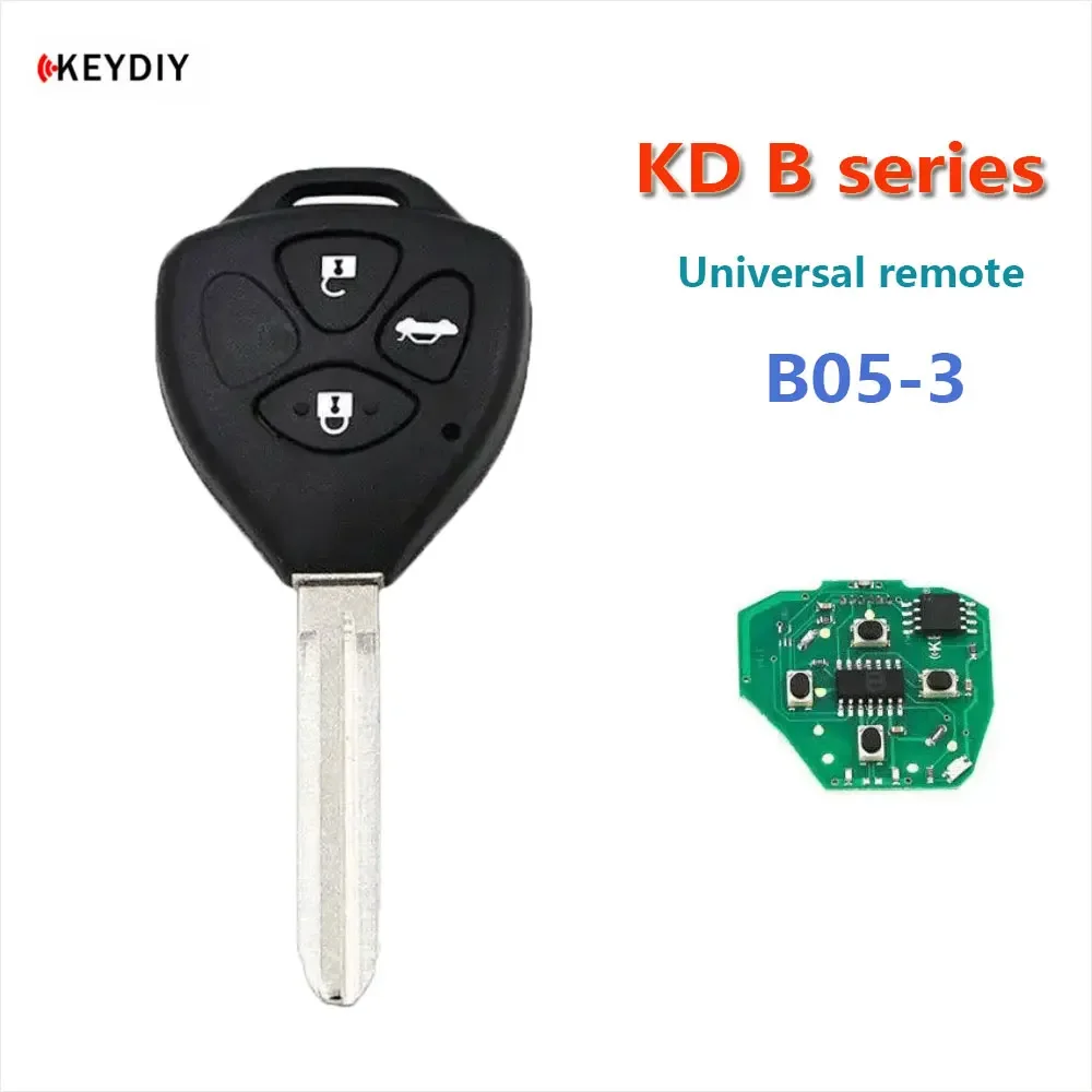 Keydiy B05-3 Universal Remote Car Key 3 Buttons for Toyota Style B Series Car Remote Key for KD900 Kd-x2 KD Mini Key Programmer
Keydiy B05-3 Universal Remote Car Key 3 Buttons for Toyota Style B Series Car Remote Key for KD900 Kd-x2 KD Mini Key Programmer