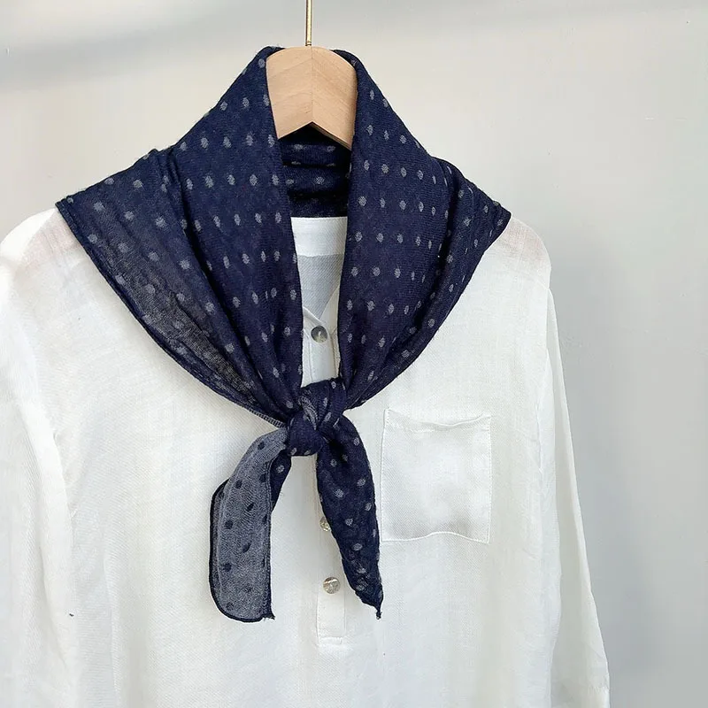 Scarf Modal Women Dark Blue Square Dots Sun Protection Soft Neck Wrap Accessory For Winter Autumn Spring Holiday Lady
Scarf Modal Women Dark Blue Square Dots Sun Protection Soft Neck Wrap Accessory For Winter Autumn Spring Holiday Lady