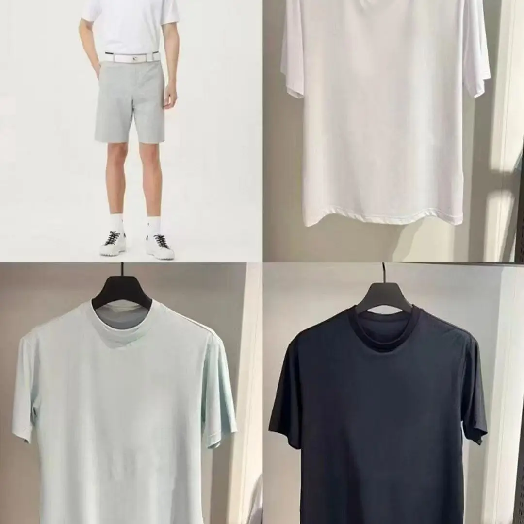 Men's Golf Apparel: Summer Round-Neck Quick-Dry, Cooling, Stretch Short-Sleeve T-Shirt—Versatile
Men's Golf Apparel: Summer Round-Neck Quick-Dry, Cooling, Stretch Short-Sleeve T-Shirt—Versatile