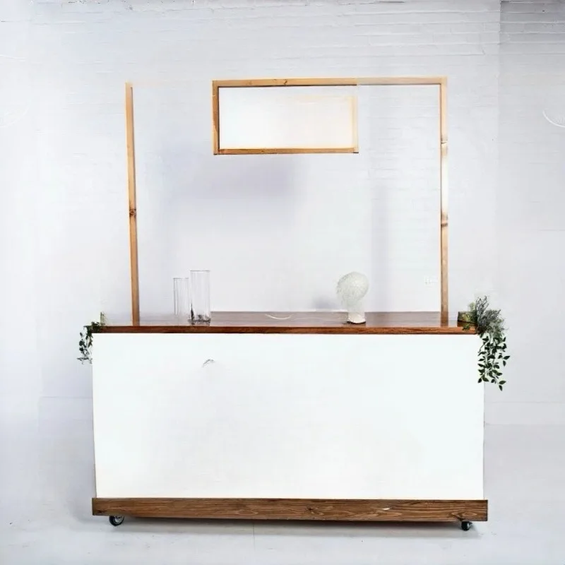 Wrought iron multi-functional mobile coffee cart, float commercial, stall sales cart, trolley display stand
Wrought iron multi-functional mobile coffee cart, float commercial, stall sales cart, trolley display stand