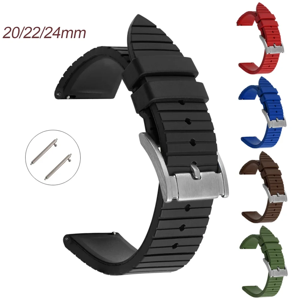 Premium-Grade Fluoro Rubber Strap 20mm 22mm 24mm Men Diving Quick Release Watch Band Bracelet for Seiko Omega for Huawei GT 4
Premium-Grade Fluoro Rubber Strap 20mm 22mm 24mm Men Diving Quick Release Watch Band Bracelet for Seiko Omega for Huawei GT 4