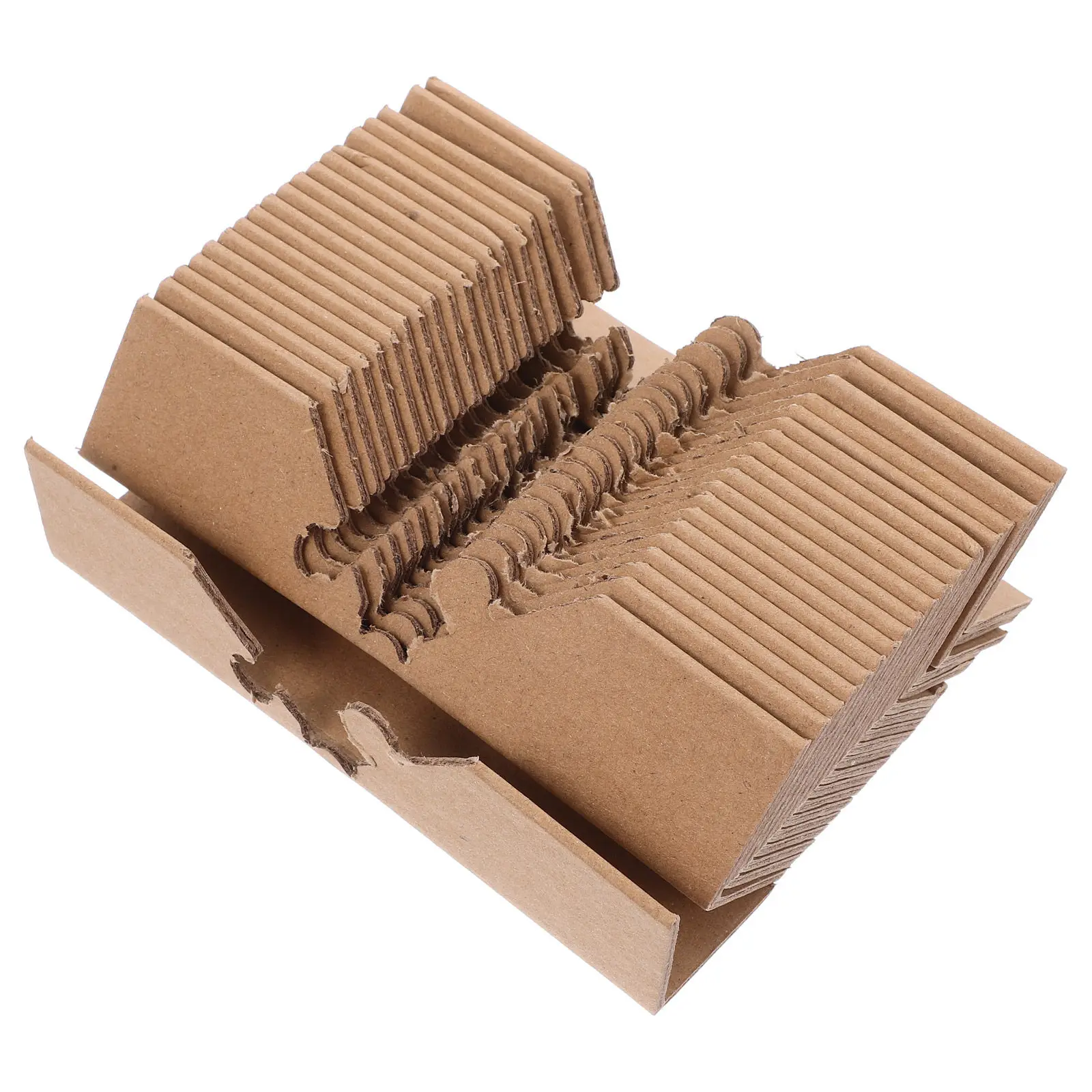 20Pcs Buckle-Type Paper Corner Guards Three-Sided Edge Protectors for Packaging Boxes Furniture Panels Shipping Transit Safety
20Pcs Buckle-Type Paper Corner Guards Three-Sided Edge Protectors for Packaging Boxes Furniture Panels Shipping Transit Safety