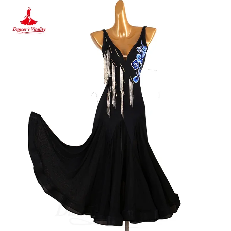 Modern Dancing Clothing Customization Waltz Professional Performance Costumes Adult Children Ballroom Dance Competition Dresses
Modern Dancing Clothing Customization Waltz Professional Performance Costumes Adult Children Ballroom Dance Competition Dresses