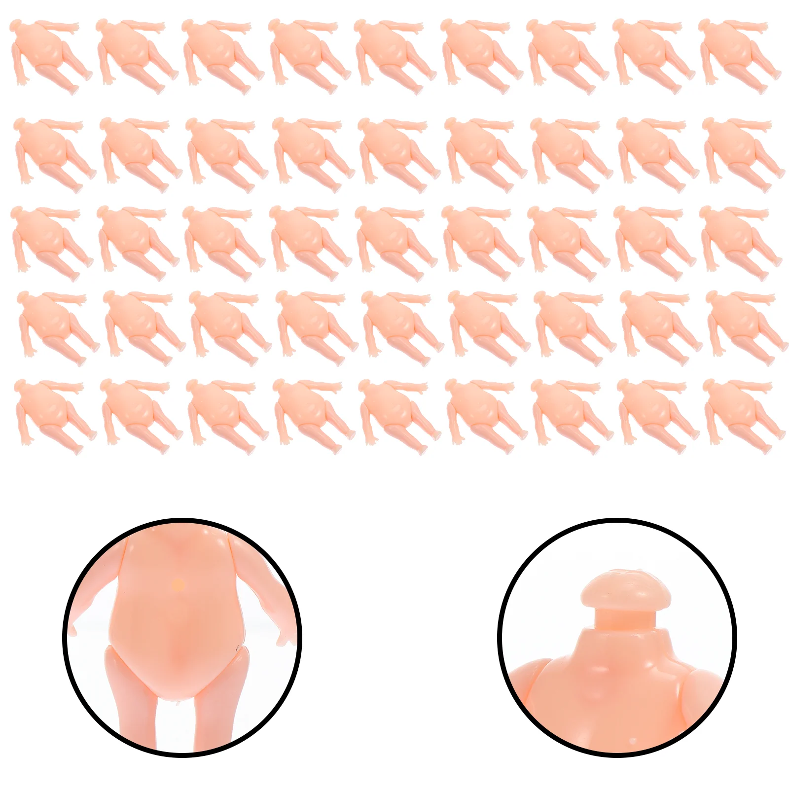50 Pcs Body Toys for Girls Bath Unique Accessory Plastic DIY Accessories Figure Model Baby Naked Prop
50 Pcs Body Toys for Girls Bath Unique Accessory Plastic DIY Accessories Figure Model Baby Naked Prop