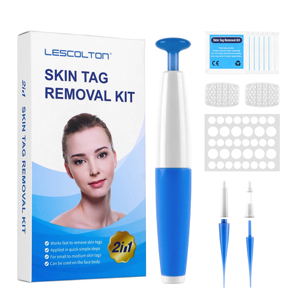 LESCOLTON Skin Tag Remover Kit 2 In 1 Auto Skin Tag Remover Pen Upgraded 1-3mm 3-5mm Painless Moles Warts Removal Beauty Tools
LESCOLTON Skin Tag Remover Kit 2 In 1 Auto Skin Tag Remover Pen Upgraded 1-3mm 3-5mm Painless Moles Warts Removal Beauty Tools