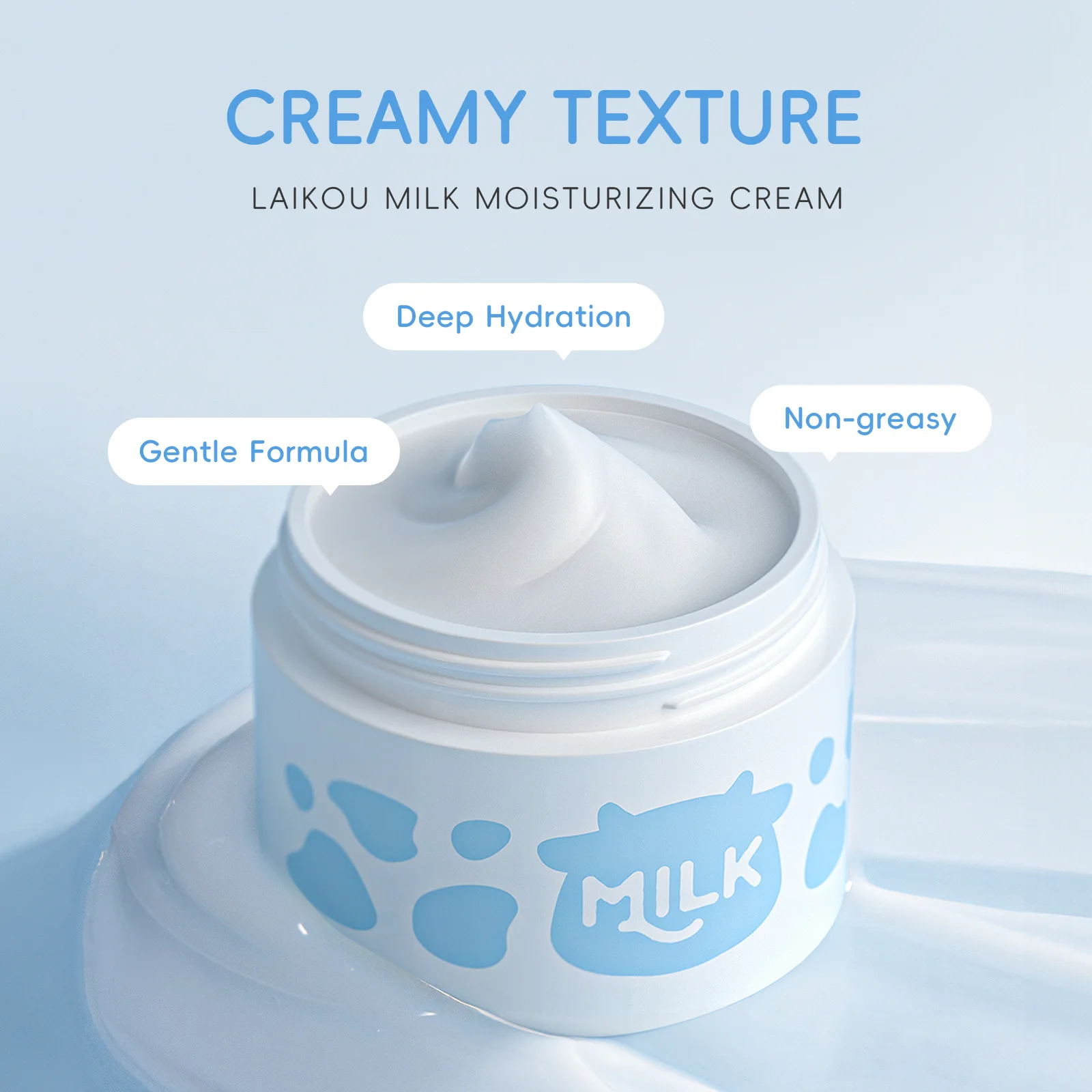 25g Milk Face Cream LAIKOU Skin Care Comestics Deep Hydration Cream Facial Essence Moisturizing Refreshing Serum Korean
25g Milk Face Cream LAIKOU Skin Care Comestics Deep Hydration Cream Facial Essence Moisturizing Refreshing Serum Korean