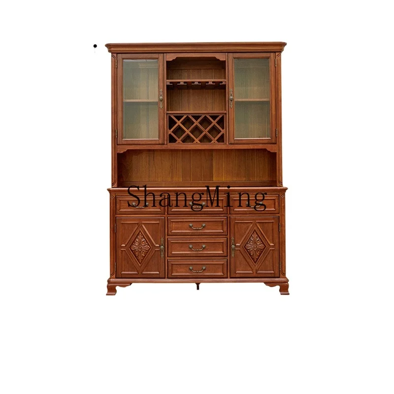 ZYH solid wood display cabinet household living room storage wine cabinet glass door against the wall floor wine rack
ZYH solid wood display cabinet household living room storage wine cabinet glass door against the wall floor wine rack