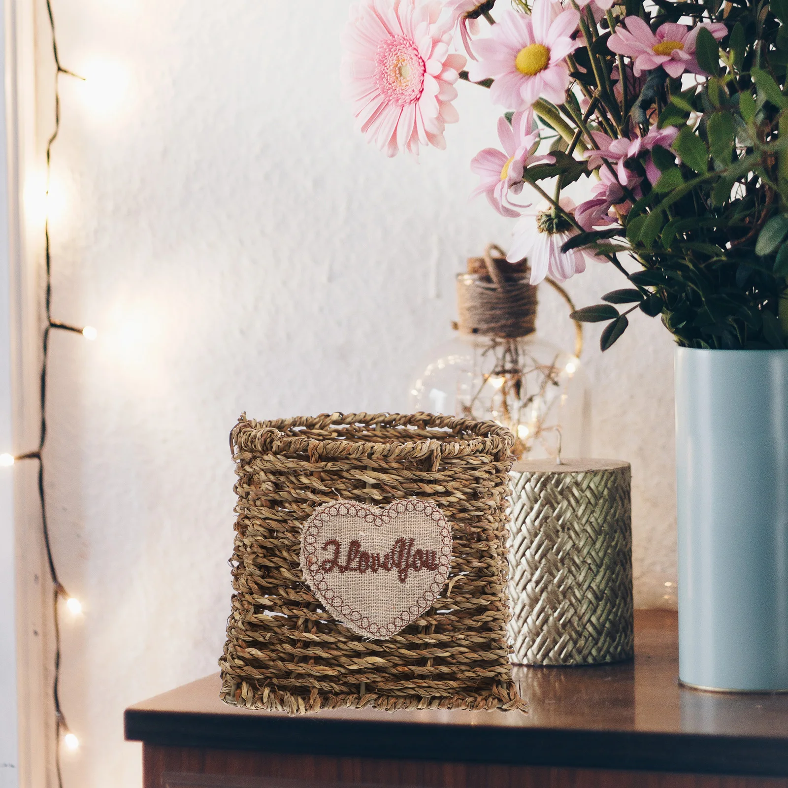 2pcs 13.5x12.5cm Straw Woven Flower Basket H made Storage ganizer Home Decorative Container Durability Craftsmanship Storage
2pcs 13.5x12.5cm Straw Woven Flower Basket H made Storage ganizer Home Decorative Container Durability Craftsmanship Storage
