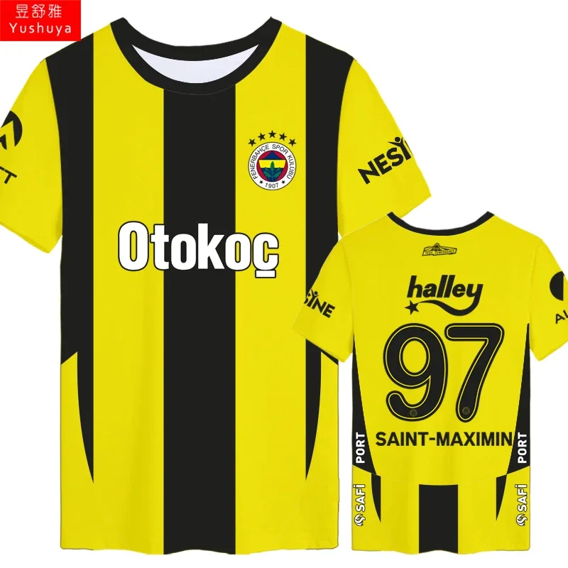 Футболка Local Super Fenerbahce Team Dzeko для мужчин и женщин, футболки с короткими рукавами для фанатов, детские спортивные футболки с 3D принтом, топы
Футболка Local Super Fenerbahce Team Dzeko для мужчин и женщин, футболки с короткими рукавами для фанатов, детские спортивные футболки с 3D принтом, топы