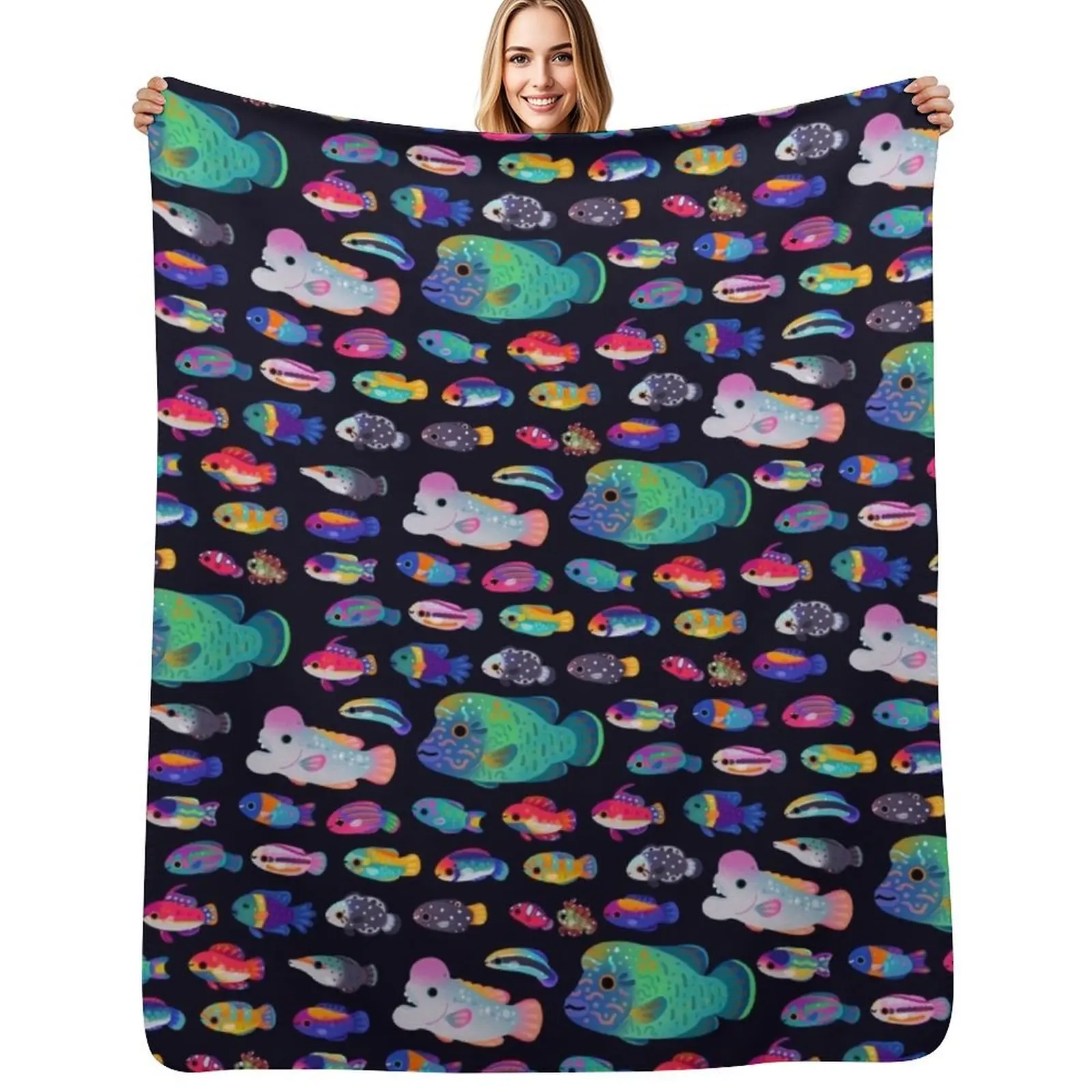 Wrasse! Throw Blanket Cozy Microfiber Throw Blanket for Home Bedroom
Wrasse! Throw Blanket Cozy Microfiber Throw Blanket for Home Bedroom