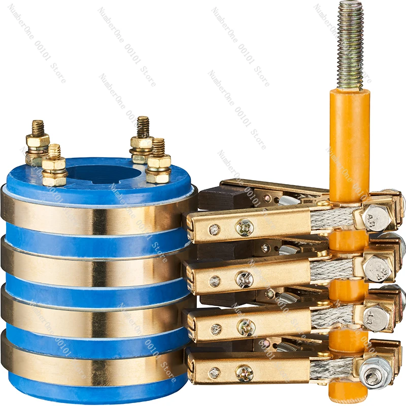 Four way Collector Ring Assembly Conductive Slip Ring Copper Carbon Brush Bracket
Four way Collector Ring Assembly Conductive Slip Ring Copper Carbon Brush Bracket