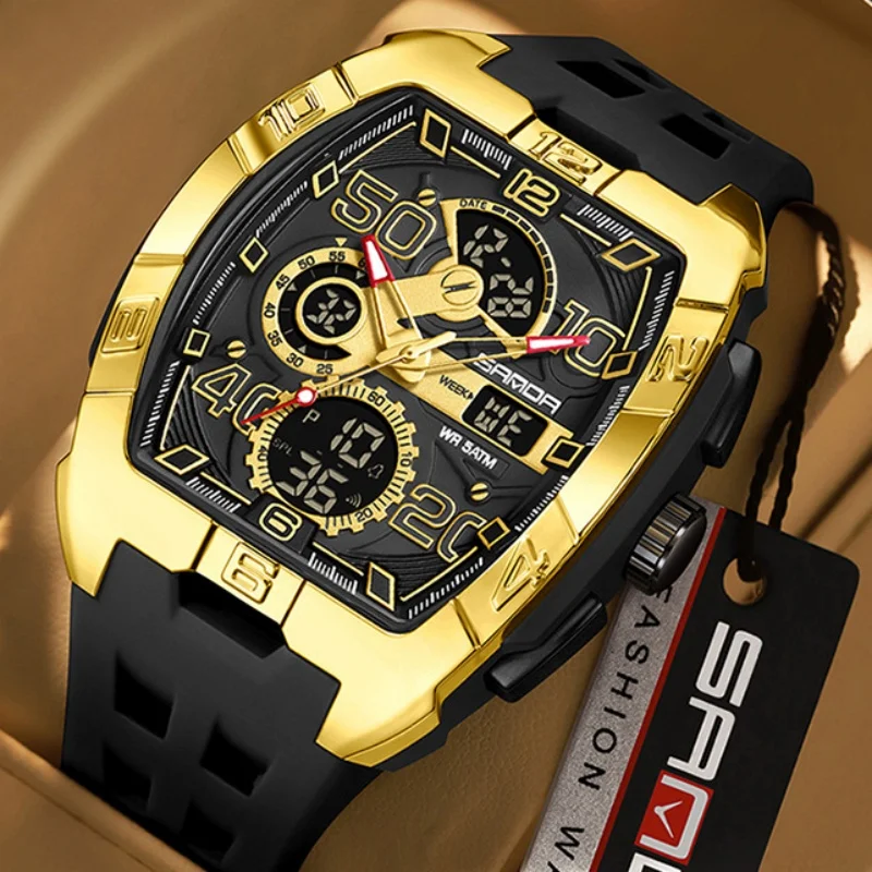 Men Dual Display Watches Sports Digital Fashion Men Watches For Male Clock Multifunction Gift Men Quartz Wrist Watches
Men Dual Display Watches Sports Digital Fashion Men Watches For Male Clock Multifunction Gift Men Quartz Wrist Watches