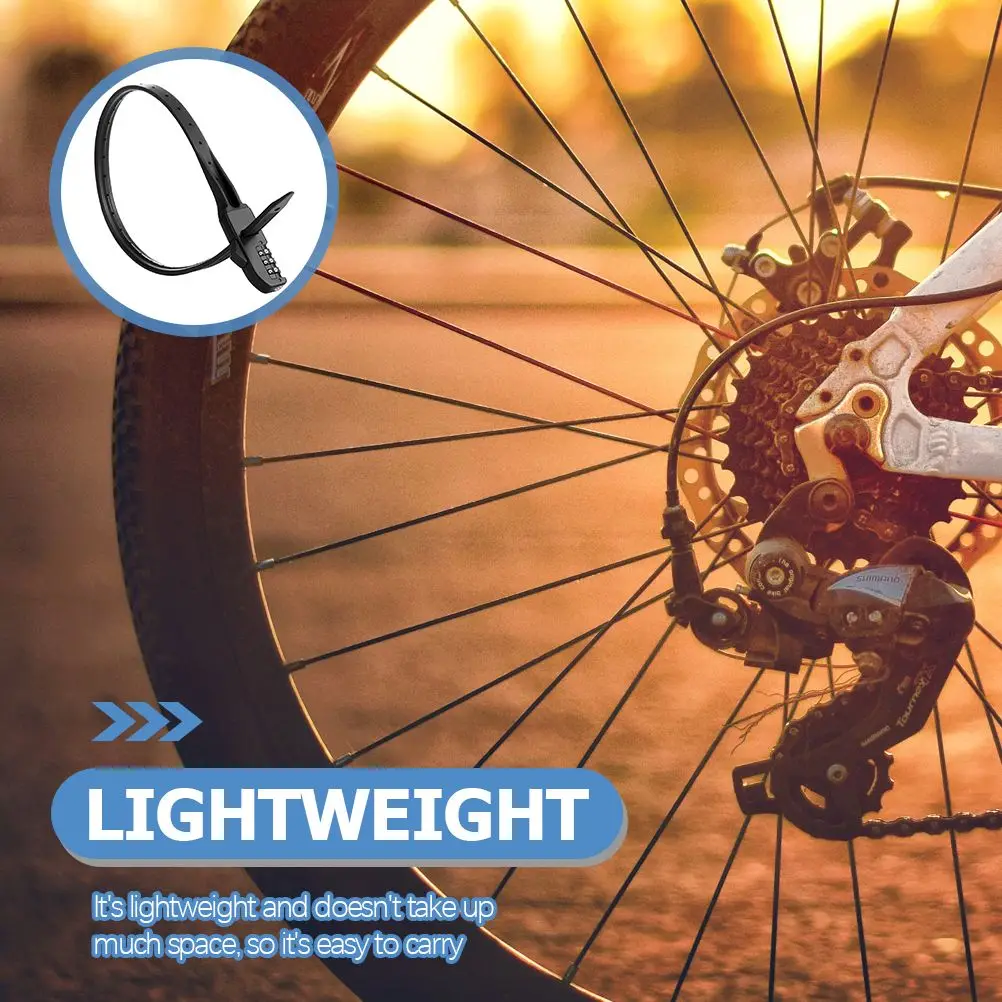 Bicycle Lock Metal Outdoor Cycling Security Tie Nylon Cable Electric Lightweight Durable Combination Mountain Bike Lock Portable
Bicycle Lock Metal Outdoor Cycling Security Tie Nylon Cable Electric Lightweight Durable Combination Mountain Bike Lock Portable