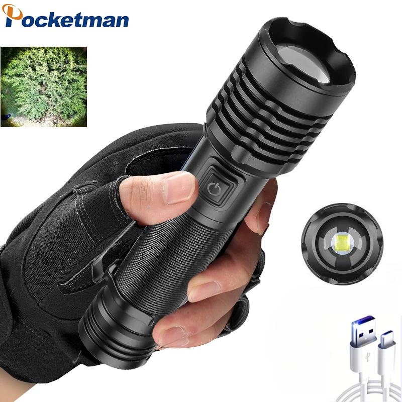 Strong Light LED Flashlight TYPE-C Rechargeable Handlight Zoom Portable with The Clip Torch Outdoor Multifunction Lantern Lamp
Strong Light LED Flashlight TYPE-C Rechargeable Handlight Zoom Portable with The Clip Torch Outdoor Multifunction Lantern Lamp