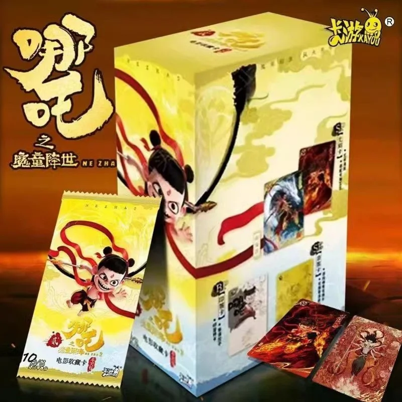 Оригинальные карты Kayou Nezha 2 Card Devil Boy Conquers The Dragon King Gilded Light Sha Ex Version, коллекция аниме-фильмов, карты, игрушки
Оригинальные карты Kayou Nezha 2 Card Devil Boy Conquers The Dragon King Gilded Light Sha Ex Version, коллекция аниме-фильмов, карты, игрушки