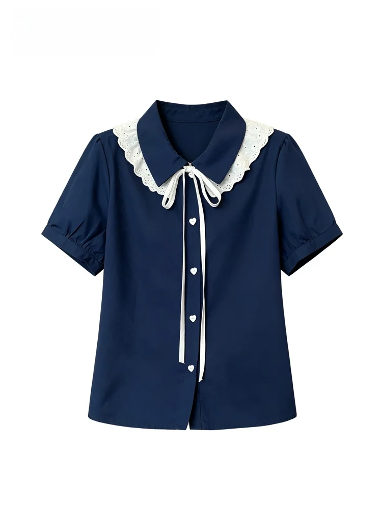 Casual Short Sleeve Shirt Women's plus Size Summer Fashion Cover up Top Shoulder Width Regular Fit Polyester Fiber Single Button
Casual Short Sleeve Shirt Women's plus Size Summer Fashion Cover up Top Shoulder Width Regular Fit Polyester Fiber Single Button