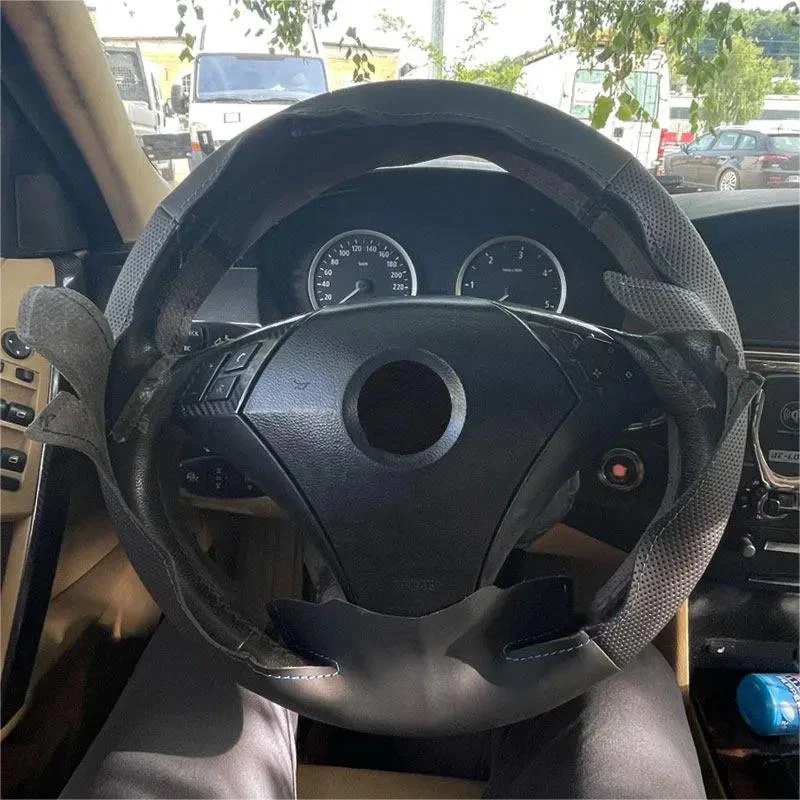 Car Steering Wheel Cover Trim For BMW 5 Series E60 E61 2004 - 2009 Perforated Microfiber Leather Braid w/ Needles & Threads Kits
Car Steering Wheel Cover Trim For BMW 5 Series E60 E61 2004 - 2009 Perforated Microfiber Leather Braid w/ Needles & Threads Kits