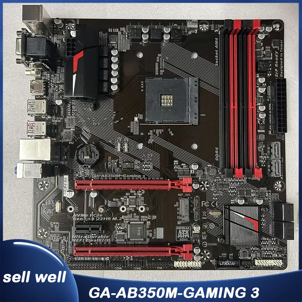 GA-AB350-GAMING 3 For G-i-g-a-b-y-t-e motherboard AMD B350 MATX AM4 DDR4 DIMM M2 USB 3.1
GA-AB350-GAMING 3 For G-i-g-a-b-y-t-e motherboard AMD B350 MATX AM4 DDR4 DIMM M2 USB 3.1