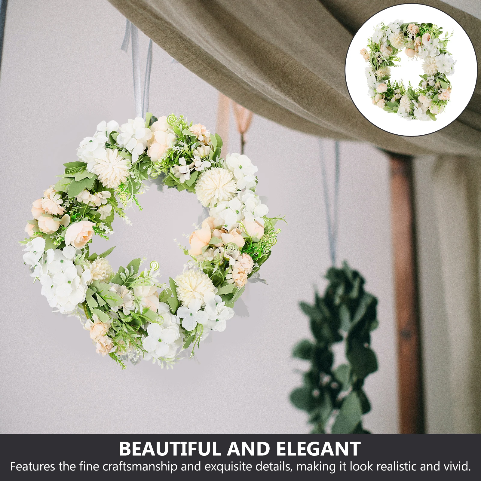 Silk Flower Peony Design Home Decor Door Party Wedding Simulated Plastic Decorative Wreath Flowers Elegant Chic
Silk Flower Peony Design Home Decor Door Party Wedding Simulated Plastic Decorative Wreath Flowers Elegant Chic