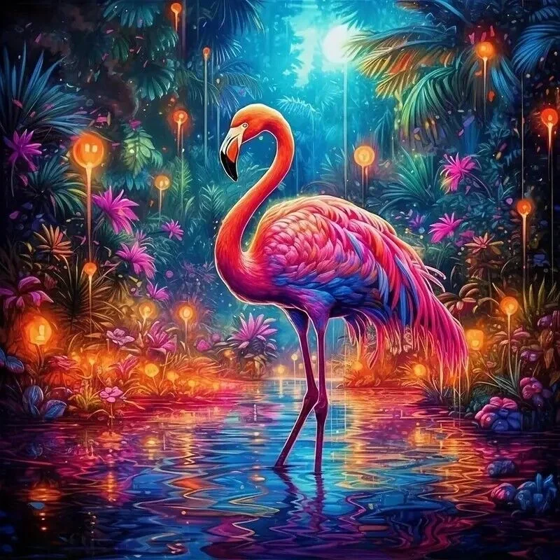 Sunature Diamond Painting Art Full Square Round Drills Flamingo Diamond Painting Kit
Sunature Diamond Painting Art Full Square Round Drills Flamingo Diamond Painting Kit