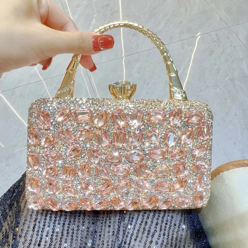 Light Luxury Design Bling Evening HandBags Women Beading Clutches Luxury Small Diamond Shiny Purse with Shoulder Crossbody Chain
Light Luxury Design Bling Evening HandBags Women Beading Clutches Luxury Small Diamond Shiny Purse with Shoulder Crossbody Chain