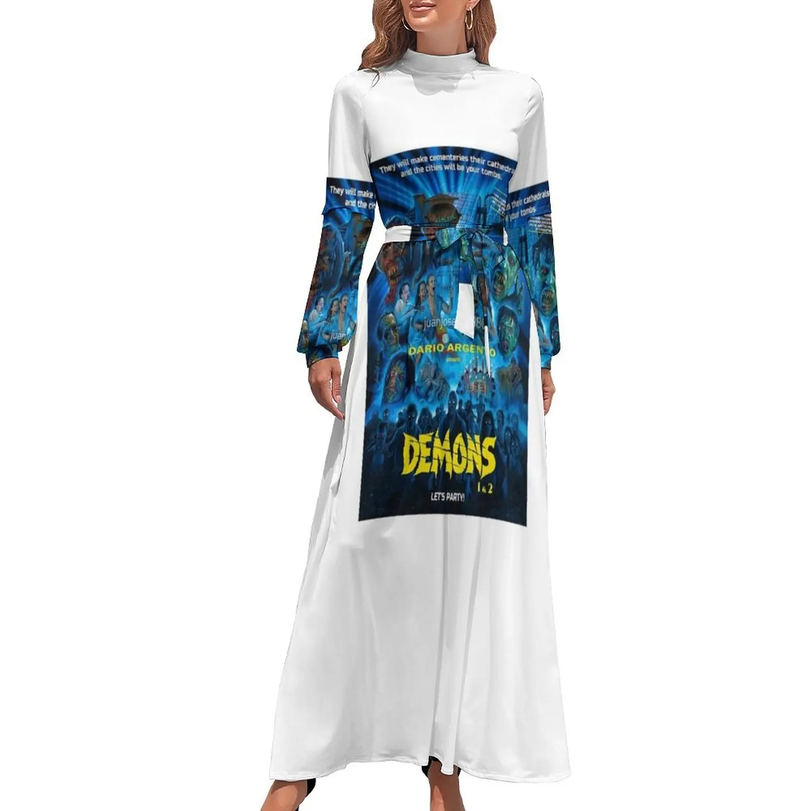 Demons Demoni Long Dress luxury women's party dress evening prom summer dress daily Long woman
Demons Demoni Long Dress luxury women's party dress evening prom summer dress daily Long woman