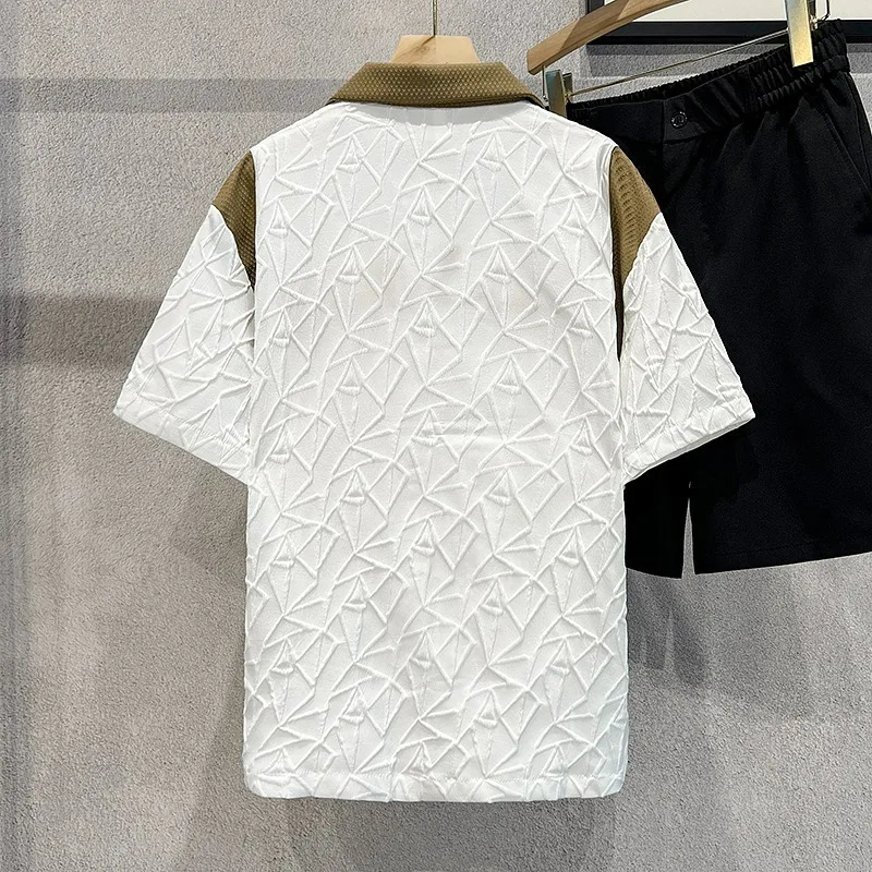 Summer short sleeved polo shirt men's new half sleeved top
Summer short sleeved polo shirt men's new half sleeved top